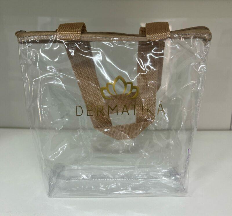 Bolsa Nécessaire Plástica Média Personalizada Dermatika