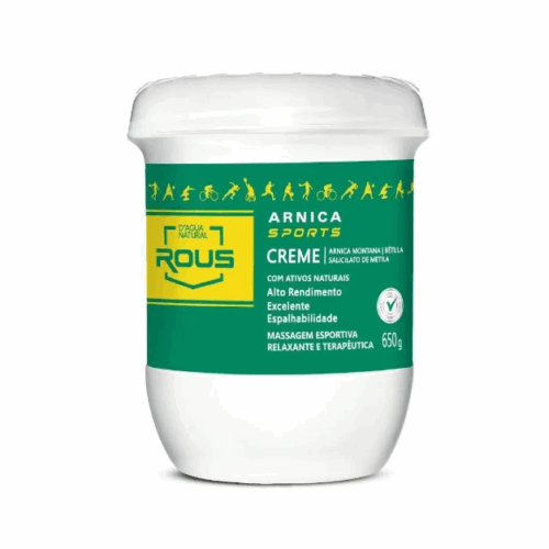 CREME DE MASSAGEM ARNICA SPORTS 650G DAGUA NATURAL