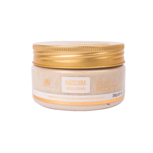 MASCARA ARGILA BRANCA 250G DUOTRATO
