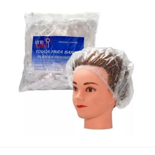 TOUCA PLASTICA TRANSPARENTE 50 UND- COD747- SANTA CLARA
