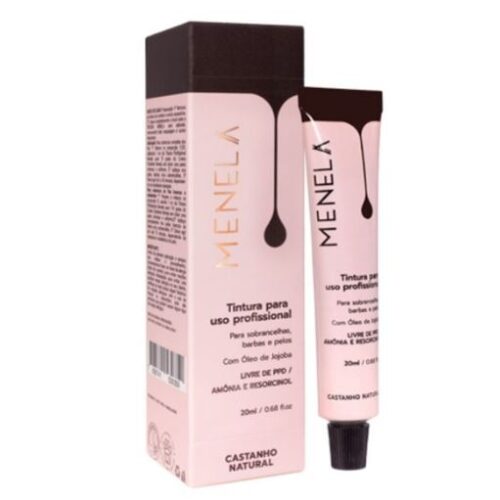 TINTA PARA SOBRANCELHAS CASTANHO NATURAL- MENELA