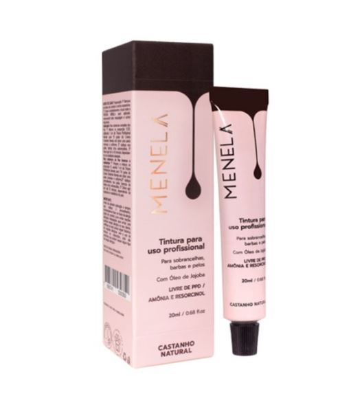 TINTA PARA SOBRANCELHAS CASTANHO NATURAL- MENELA