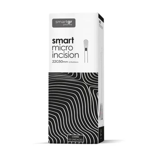 SMART MICRO CANULA INCISION - 22G 50MM (0,70X50 MM) CAIXA COM 05 - SMART GR