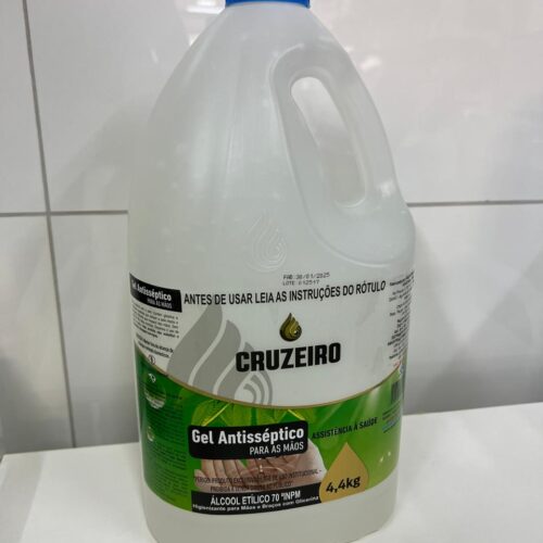 ALCOOL EM GEL ANTISSEPTICO 70% 4,400G CRUZEIRO