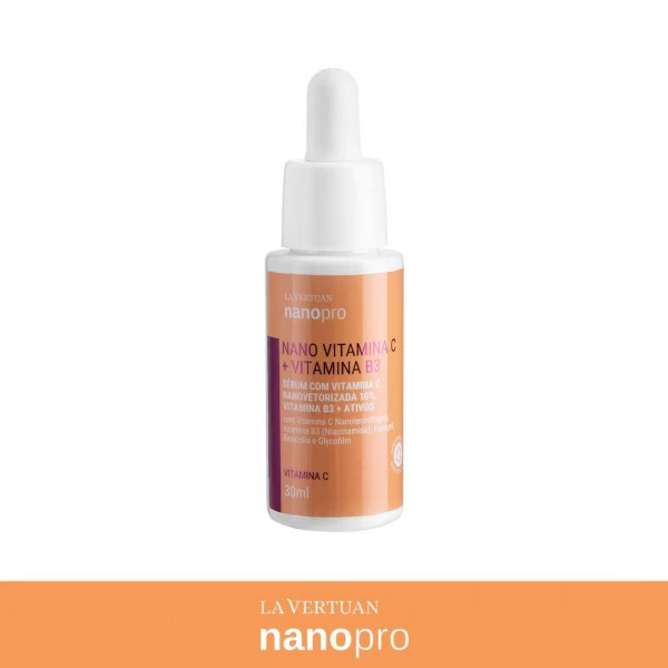 SERUM FACIAL NANO VITAMINA C + VITAMINA B3 30ML LA VERTUAN - Imagem 2