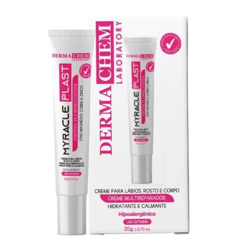 CREME MYRACLE PLAST SUPER HIDRATANTE MULTIREPARADOR 20G DERMACLEM