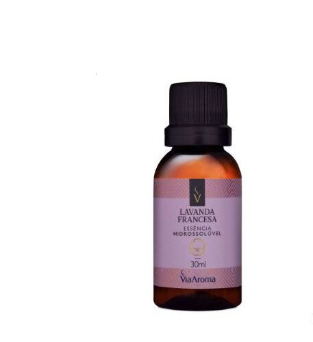 ESSENCIA HIDROSSOLUVEL LAVANDA FRANCESA 30 ML -VIA AROMA