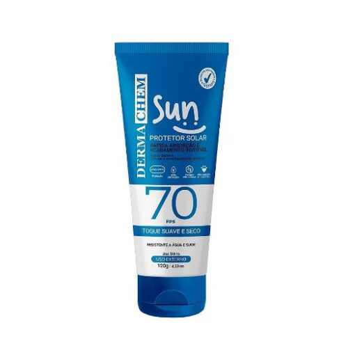 PROTETOR SOLAR FACIAL FPS70 120G DERMACHEM