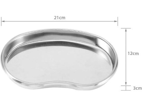 CUBA RIM BANDEJA INOX PARA ESTETICA AUTOCLAVAVEL 19 CM