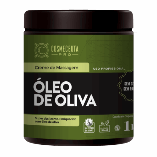 CREME MASSAGEM OLEO DE OLIVA 1KG- COSMECEUTA
