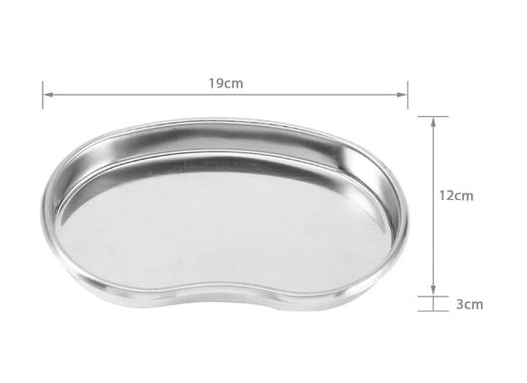 CUBA RIM BANDEJA INOX PARA ESTÉTICA AUTOCLAVÁVEL 17 CM - Imagem 2