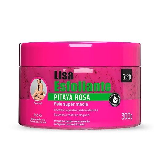 ESFOLIANTE CORPORAL FACIAL PITAYA ROSA 300 ML BIOSOFT