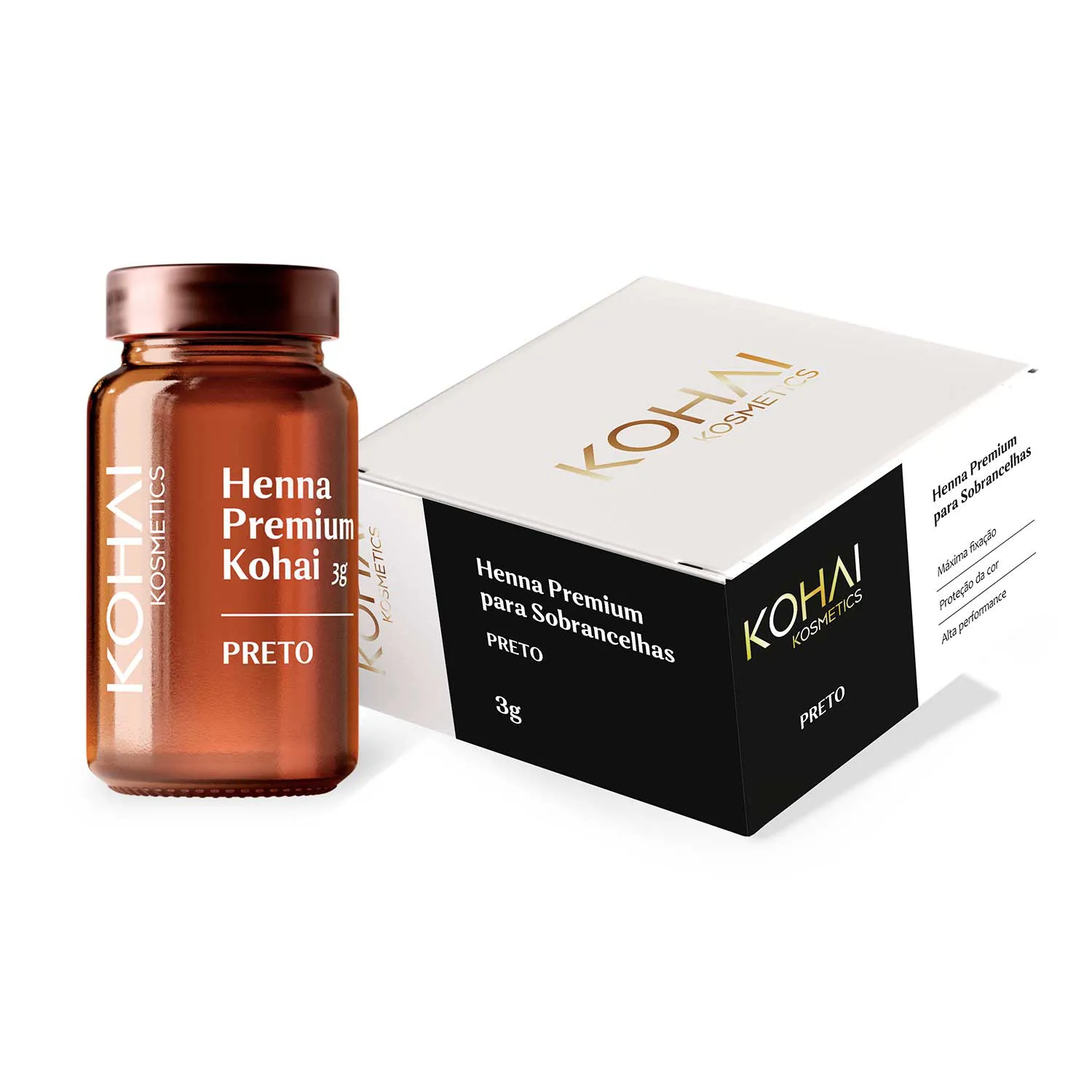 HENNA PREMIUM KOHAI PRETO 3G