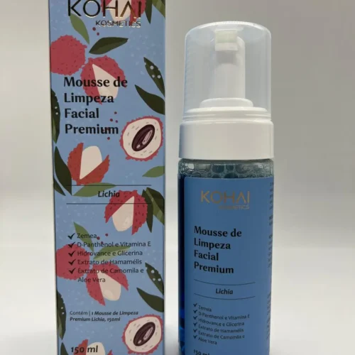 MOUSSE DE LIMPEZA FACIAL PREMIUM KOHAI - LICHIA 150 ML