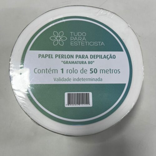 PAPEL PERLON DEPILAÇAO TNT GRAMATURA 80 ROLO 50M