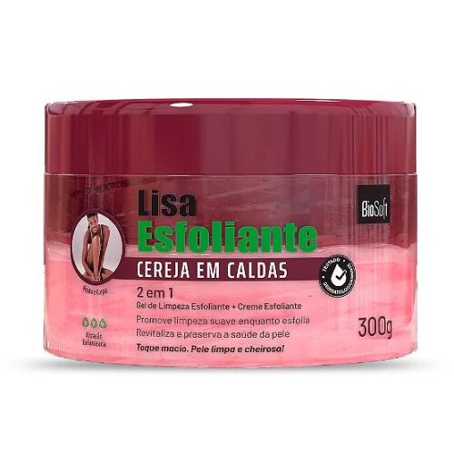 ESFOLIANTE CORPORAL FACIAL CEREJA EM CALDAS 300 ML BIOSOFT