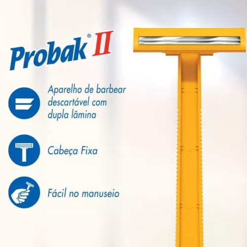 APARELHO DE BARBEAR PROBAK 2 LAMINAS- 1 UNIDADE