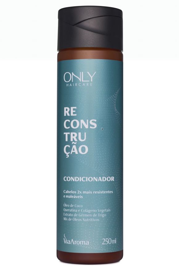 CONDICIONADOR RECONSTRUÇAO ONLY HAIRCARE 250ML -VIA AROMA - Imagem 2