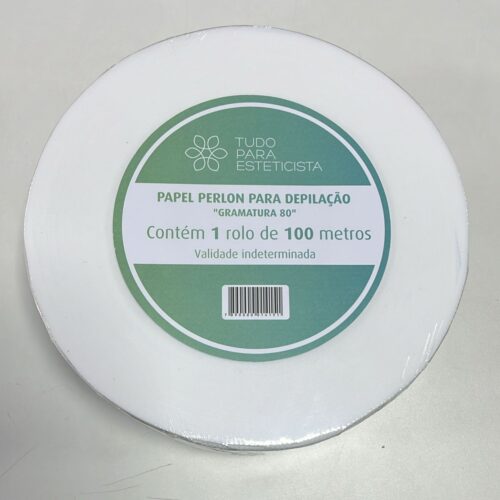 PAPEL PERLON DEPILAÇAO TNT GRAMATURA 80 ROLO 100M