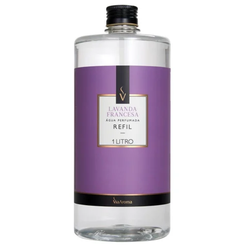 AGUA PERFUMADA LAVANDA FRANCESA VIA AROMA -1 LITRO REFIL