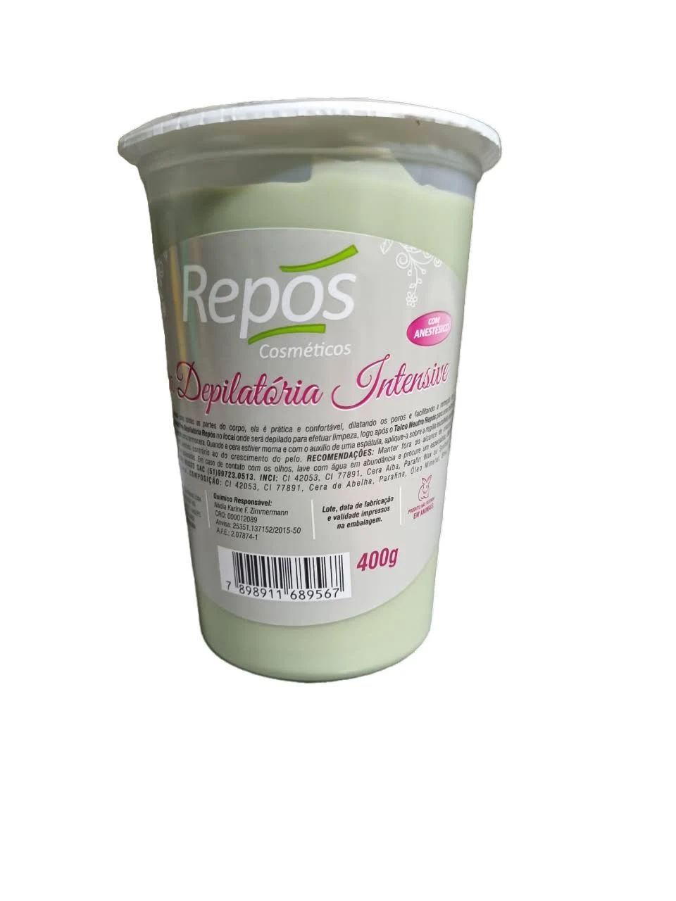 CERA DEPILATORIA INTENSIVE REPOS 400G