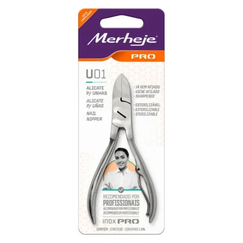 ALICATE PARA CORTA UNHAS U01 MERHEJE PRO