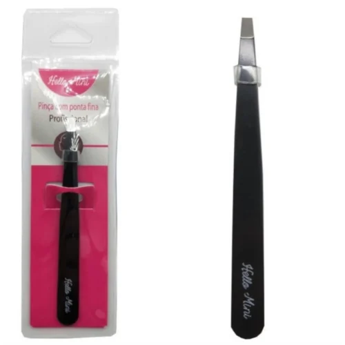 PINÇA CHANFRADA PARA SOBRANCELHA HELLO MINI