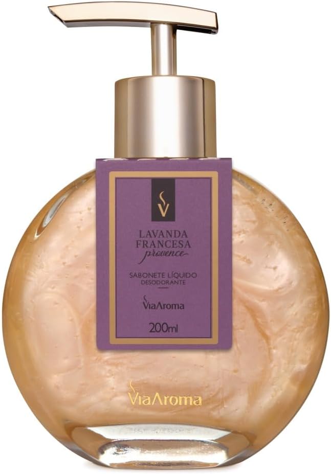 SABONETE LIQUIDO LAVANDA FRANCESA PROVENCE 200 ML VIA AROMA