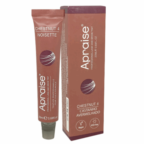 TINTA PARA CILIOS E SOBRANCELHAS 4 CASTANHO AVERMELHADO- APRAISE