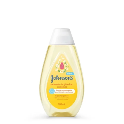 SABONETE LIQUIDO DE GLICERINA JOHNSON'S BABY CAMOMILA 200ML