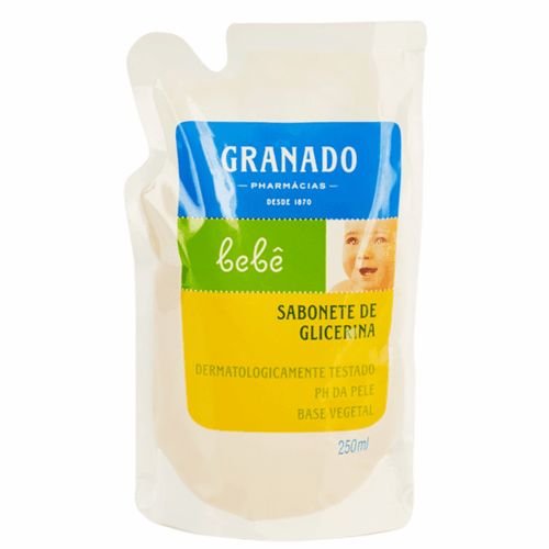 SABONETE DE GLICERINA GRANADO SACHE REFIL 250 ML