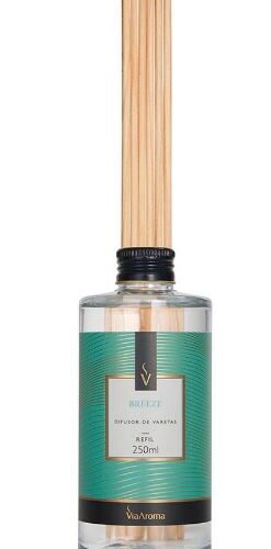 DIFUSOR DE VARETAS BREEZE VIA AROMA - 250ML REFIL