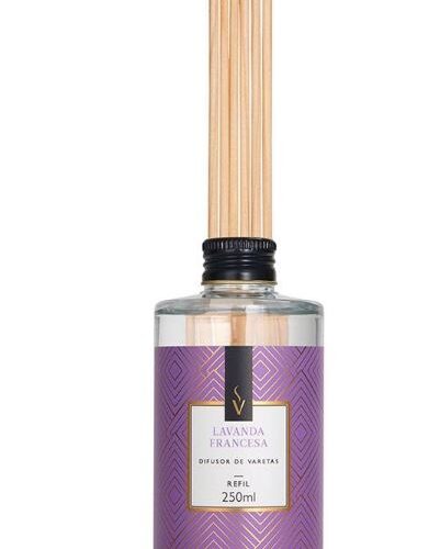 DIFUSOR DE VARETAS LAVANDA FRANCESA VIA AROMA - 250 ML REFIL