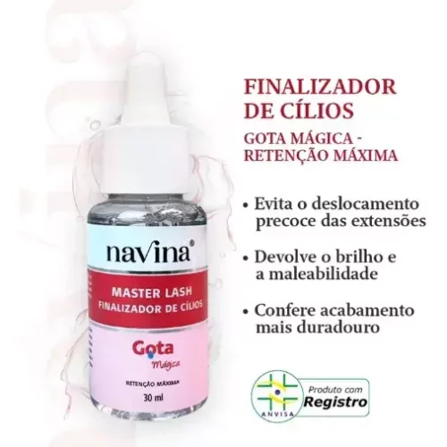 FINALIZADOR NAVINA PARA CILIOS MASTER LASH 30 ML