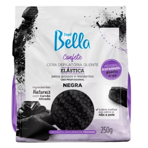 CERA DEPILATORIA CONFETE DEPIL BELLA NEGRA 250G