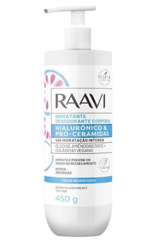 CREME HIDRATANTE CORPORAL HIALURONICO PRO CERAMIDAS 450G RAAVI