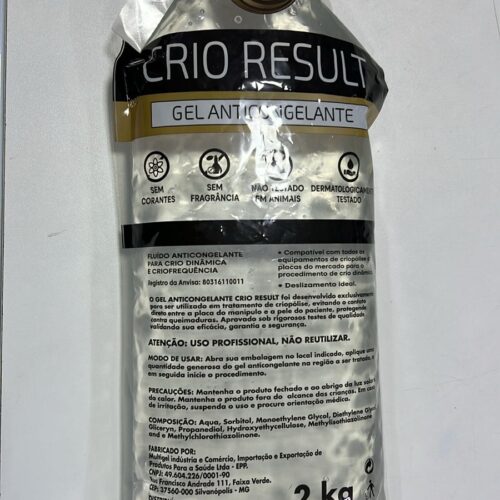 GEL ANTICONGELANTE PARA CRIOLIPOLISE 2KG |BAG CRIO RESULT