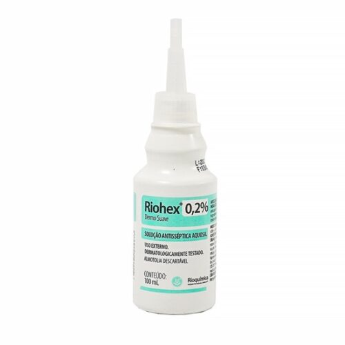 CLOREXIDINA AQUOSA 2% CHLORCLEAR ANTISSEPTICO OU RIOHEX  (100ML)