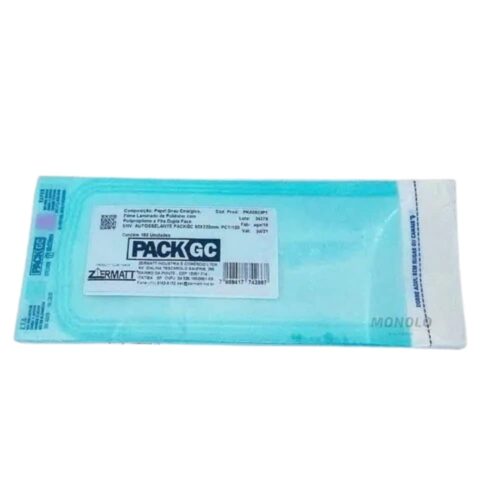 ENVELOPE PARA ESTERILIZAÇAO 9CM X 23CM  100 UNID– ZERMATT