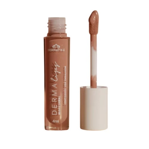 GLOSS LABIAL AMENDOA- DERMA LIPS 4ML DERMATIKA