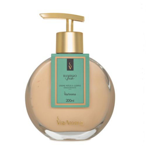 CREME MAOS E CORPO BAMBOO 200 ML VIA AROMA