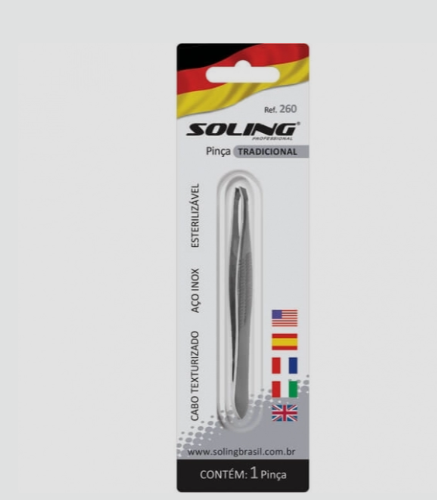 PINÇA PONTA RETA TRADICICIONAL REF 260 SOLING