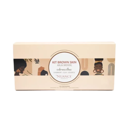 KIT BROWN SKIN (AILA MOOG) SOBRANCELHAS BY NUANCE