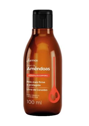 OLEO CORPORAL DE AMENDOAS 100 ML FARMAX