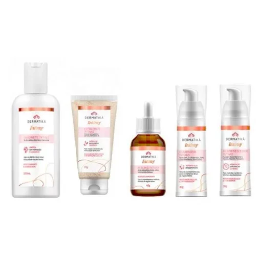 KIT CLAREAMENTO E REVITALIZAÇÃO INTIMO DERMATIKA - 05 PRODUTOS