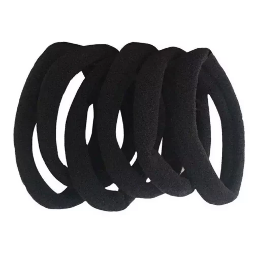 ELASTICO DE CABELO SHINE PRETO 10 UNIDADES NTFLEX