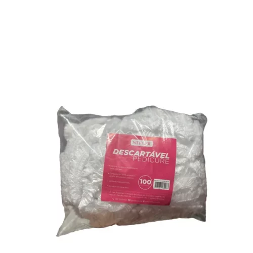PROTETOR DESCARTAVEL PARA BACIA DE PEDICURE 100 UNID NTFLEX