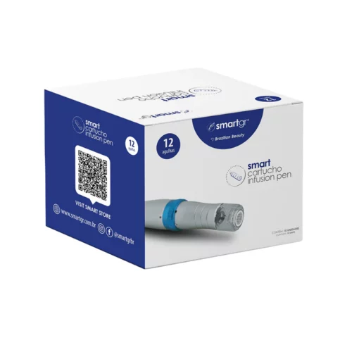 SMART CARTUCHO INFUSION PEN – 12 AGULHAS - CAIXA COM 10 UNIDADES | SMART GR