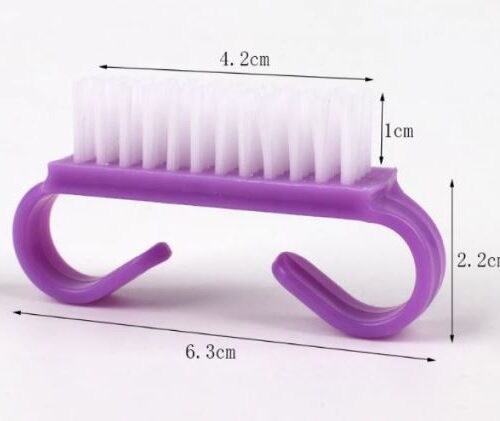 ESCOVINHA DE UNHA MACIA LIMPEZA MANICURE KIT 2 UNIDADES