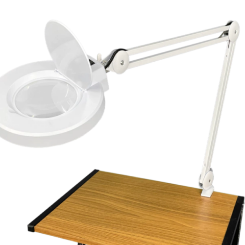 LUPA ORION ARTICULADA COM FIXADOR PARA MESA - SALUS